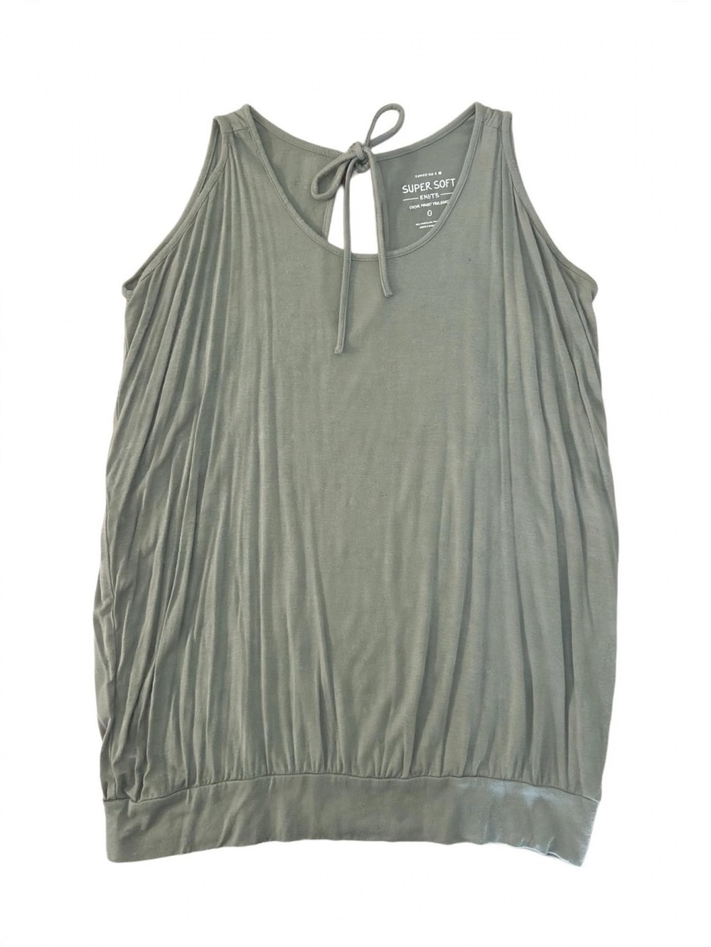 torrid Olive Green Tie-Back Sleeveless Tank